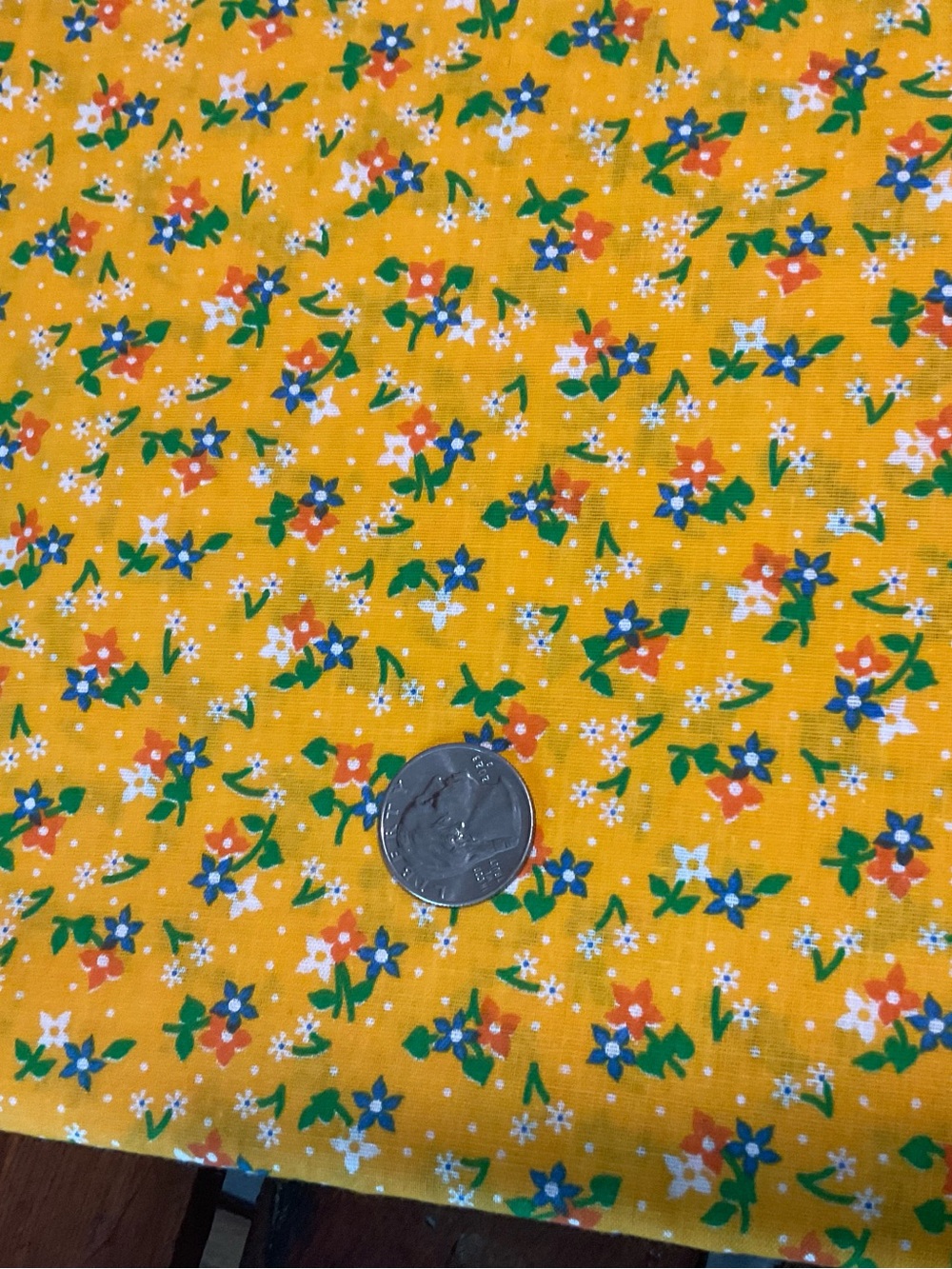 Vintage 1970s Fabric
